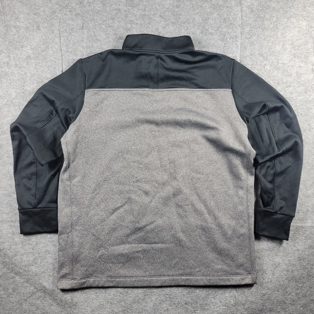 Nike Gray Black Dri-Fit Therma Half-Zip Pullover Men Size XL AA3323-010